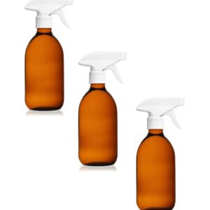 3x vaporisateurs verre ambré 250 ml à gâchette par comptoir des flacons. disponible abidjan cote d'ivoire.