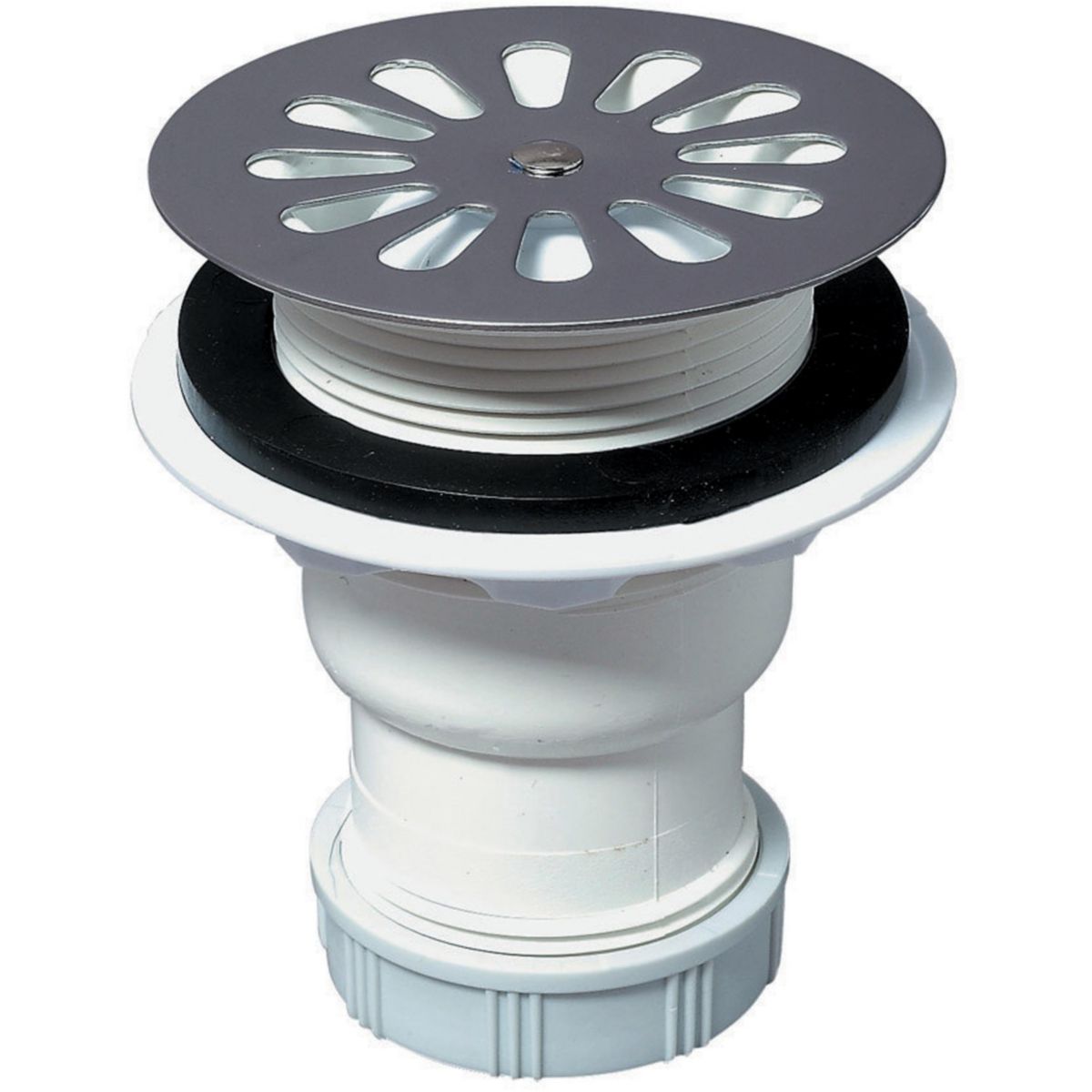 Bonde plast diamètre 60 verticale à grille débit 20 litres par minute, altech, réf : 30722607. disponible abidjan cote d'ivoire.