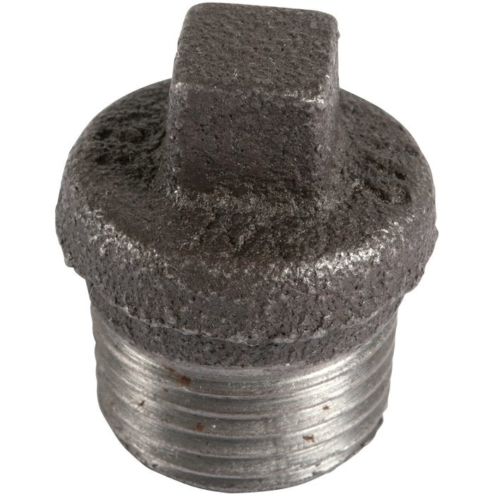 Bouchon n° 290 fonte malléable noir m diamètre : 12x17 réf. disponible abidjan cote d'ivoire.