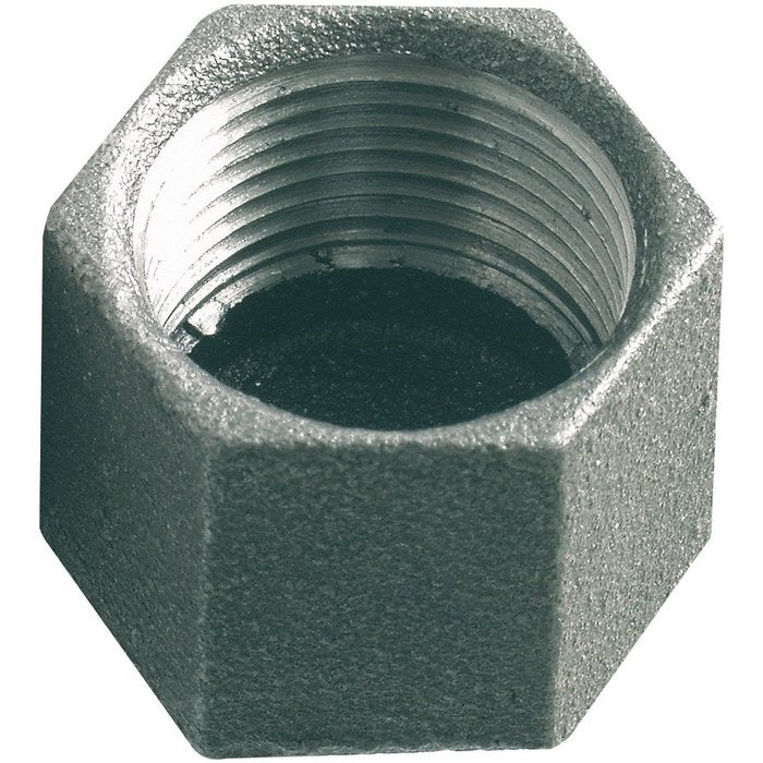 Bouchon n° 300 fonte malléable noir f diamètre : 33x42 réf. disponible abidjan cote d'ivoire.