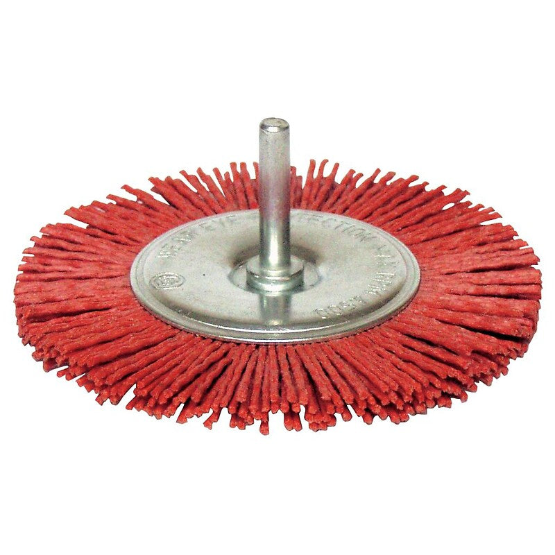 Brosse circulaire sur tige nylon diamètre 75 mm fil diamètre 0,2 mm. disponible abidjan cote d'ivoire.