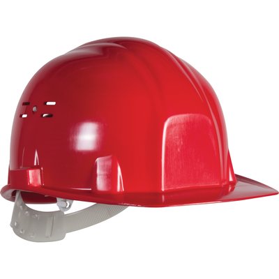 Casque chantier rouge 409030. disponible abidjan cote d'ivoire.