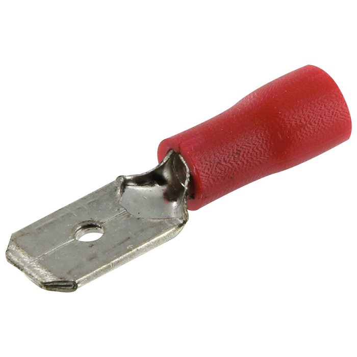 Clip male rouge 6,35mm /10. disponible abidjan cote d'ivoire.