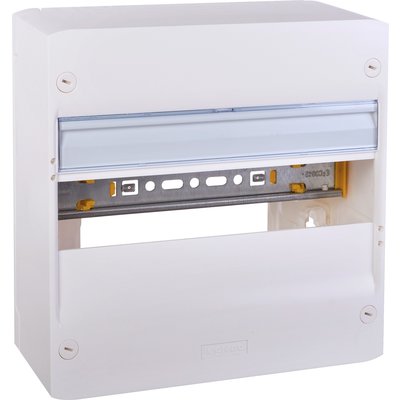 Coffret drivia 13 modules - 1 rangée - ip30 - ik05 - blanc ral 9003 - ref. disponible abidjan cote d'ivoire.