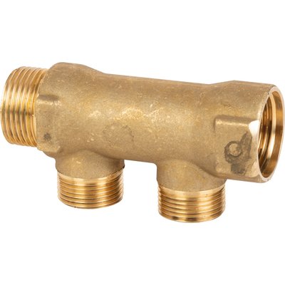 Collecteur modulaire série ''e'', 2 sorties, entrée 20 x 27 - sortie m22, entraxe 35 mm, longueur totale 87 mm réf. disponible abidjan cote d'ivoire.