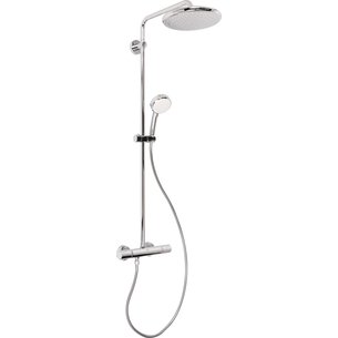 Colonne de douche avec mitigeur thermostatique chromé tempesta cosmopolitan system 250 réf. disponible abidjan cote d'ivoire.