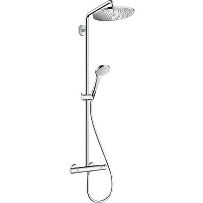 Colonne de douche showerpipe croma 280 mitigeur thermostatique douche chromé réf. disponible abidjan cote d'ivoire.