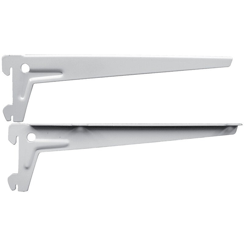 Consoles équerre 2 crochets quistinic pour crémaillèrs simple perforation pas de 50 - longueur 380 mm. disponible abidjan cote d'ivoire.