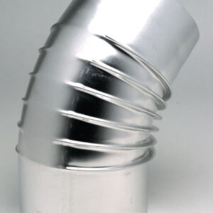 Coude 45° aluminium diamètre : 125 réf. disponible abidjan cote d'ivoire.