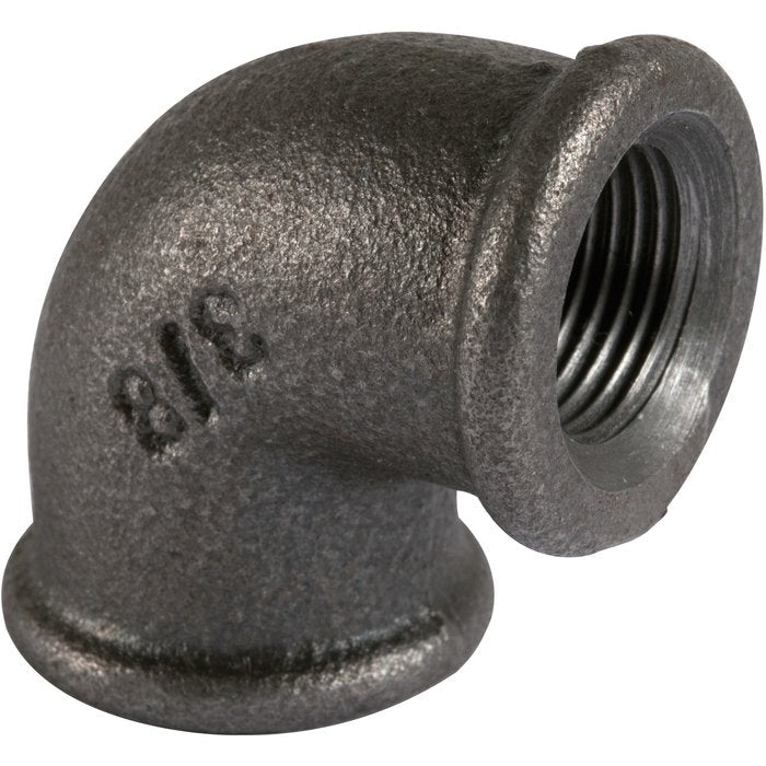 Coude 90° n° 90 fonte malléable noir femelle femelle diamètre : 50x60 réf. disponible abidjan cote d'ivoire.