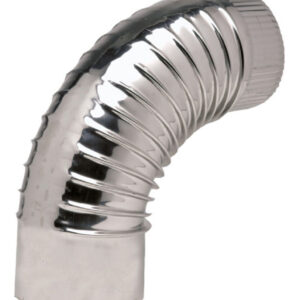 Coude 90° plissé inox 304 diamètre : 111 réf. disponible abidjan cote d'ivoire.