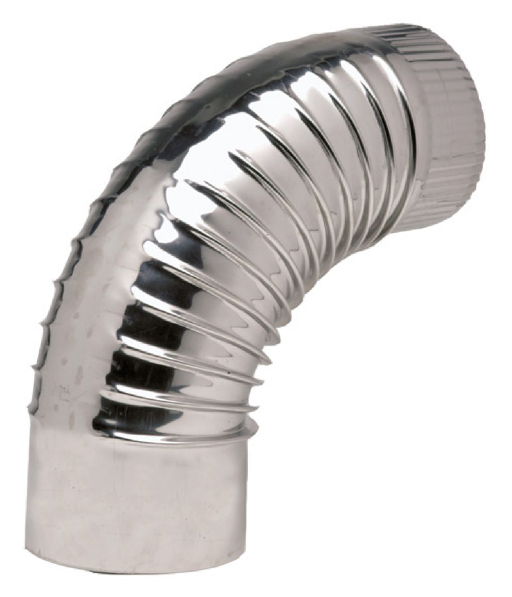 Coude 90° plissé inox 304 diamètre : 153 réf. disponible abidjan cote d'ivoire.
