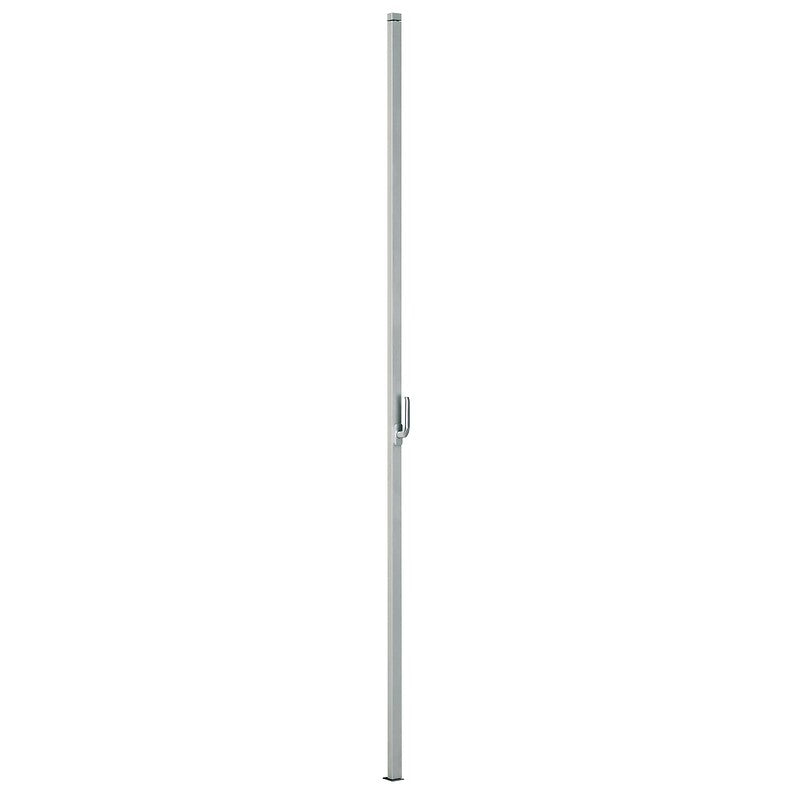 Crémones pompier à poignée rotative en applique finition argent 3000 mm pour menuiserie bois, aluminium ou pvc 334. disponible abidjan cote d'ivoire.