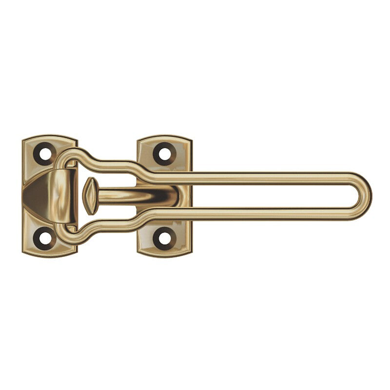 Entrebâilleur acier en fil rond finition doré pour portes affleurantes type classic. disponible abidjan cote d'ivoire.