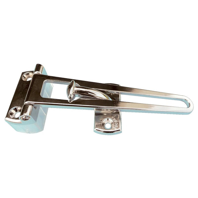 Entrebâilleur en zamak finition chromé pour portes à recouvrement type modern. disponible abidjan cote d'ivoire.