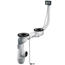 Esemble complet evier altech avec trop plein 2 cuves diamètre 50 à bouchon nf. disponible abidjan cote d'ivoire.