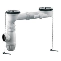 Esemble complet evier altech sans trop plein 2 cuves diamètre 60 à bouchon nf. disponible abidjan cote d'ivoire.