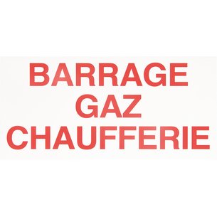 Etiq barrage gaz chaufferie. disponible abidjan cote d'ivoire.