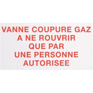 Etiq vanne de coupure gaz. disponible abidjan cote d'ivoire.