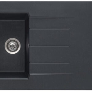 Evier alterna primeo à poser 1 cuve en synthèse réversible noir sans vidage 120x60 cm. disponible abidjan cote d'ivoire.