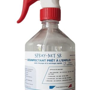 Flacon 500 ml + tête de spray + étiquettes spray-net sr réf. disponible abidjan cote d'ivoire.