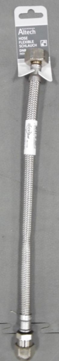 Flexible sanitaire bicône 10 femelle 12x17 dn8 longueur 300mm, altech, réf : 207210. disponible abidjan cote d'ivoire.