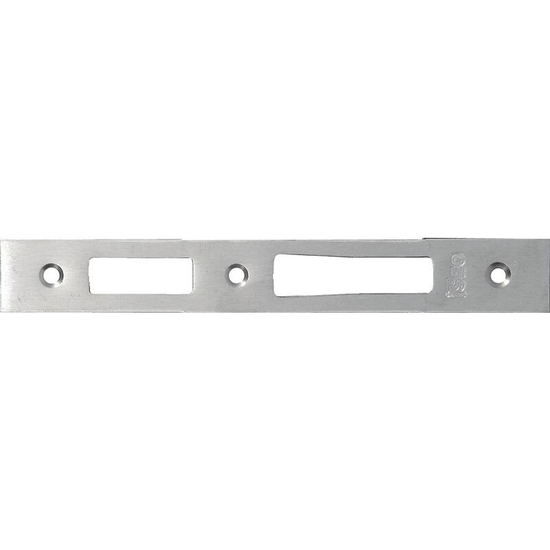 Gâche centrale inox plate en 180 x 24 x 3 mm pour serrures blindo et multiblindo. disponible abidjan cote d'ivoire.