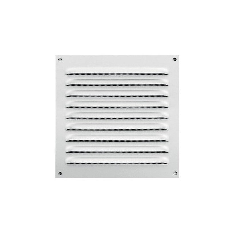 Grille à auvent en aluminium laqué blanc l x h 250/250. disponible abidjan cote d'ivoire.