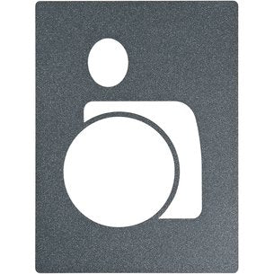 Ideogramme handica gris anthra. disponible abidjan cote d'ivoire.