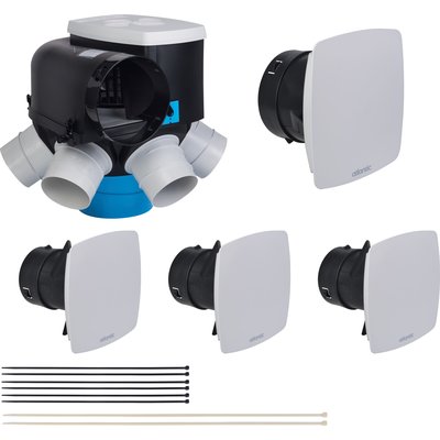 Kit autocosy vmc auto intelligente 6 sanitaires (5 bouches line) réf. disponible abidjan cote d'ivoire.