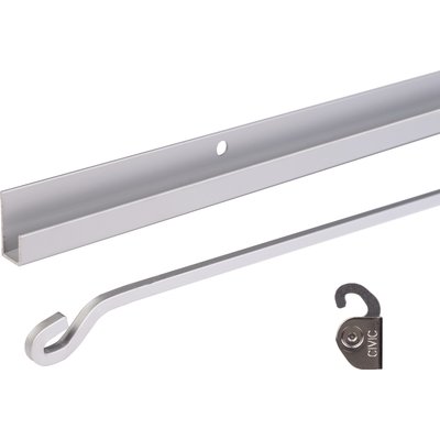 Lot rail+tring+4croch blanc. disponible abidjan cote d'ivoire.