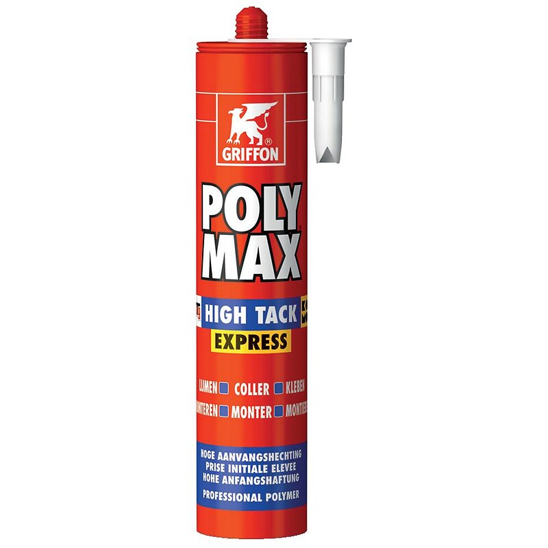 Mastic colle polymère polymax®high tack express blanc cartouche de 435g. disponible abidjan cote d'ivoire.