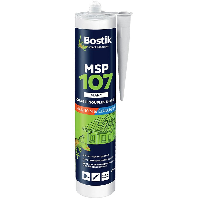 Mastic ms polymère msp 107 gris cartouche de 290 ml. disponible abidjan cote d'ivoire.