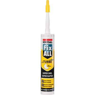 Mastic turbo 290ml blanc. disponible abidjan cote d'ivoire.