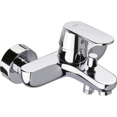 Mitigeur bain-douche eurosmart cosmopolitan, monocommande 15 x 21, montage mural apparent, chromé réf. disponible abidjan cote d'ivoire.