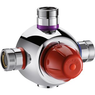 Mitigeur thermostatique centralisé premix securit mâle 20 x 27 pour bouclage d'eau chaude sanitaire réglable de 44° à 58°c : réf. disponible abidjan cote d'ivoire.