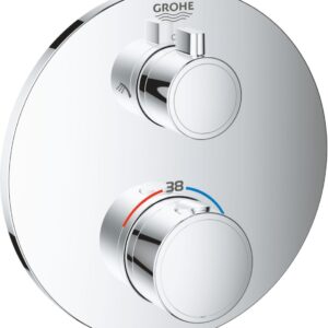 Mitigeur thermostatique douche 2 sorties avec inverseur grohtherm chromé 24076000. disponible abidjan cote d'ivoire.