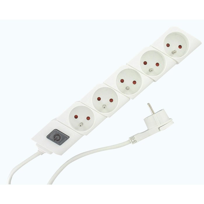 Multiprise 5x16a fiche plate. disponible abidjan cote d'ivoire.