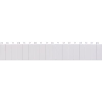 Obturateur 18 modules - blanc ral 9010 - ref. disponible abidjan cote d'ivoire.