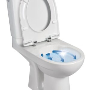 Pack wc geberit prima 6 rimfree mécanisme général sortie horizontale abattant standard blanc réf. disponible abidjan cote d'ivoire.