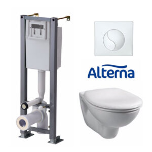 Pack wc suspendu complet alterna. disponible abidjan cote d'ivoire.