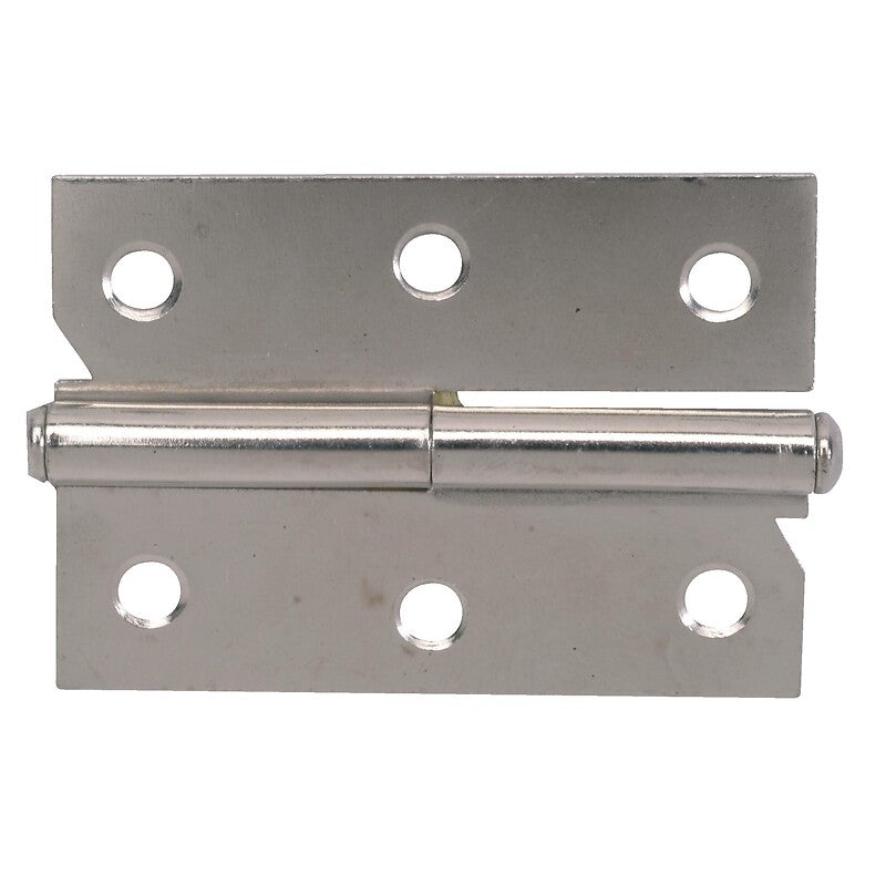 Paumelles de meuble - acier nickelé - 50 x 40 mm droite. disponible abidjan cote d'ivoire.