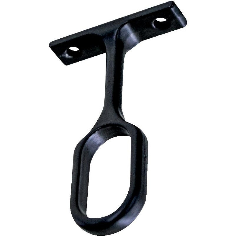 Pitons intermédiaires tahaa zamak noir mat à visser pour tubes de penderie 30 x 15 mm. disponible abidjan cote d'ivoire.