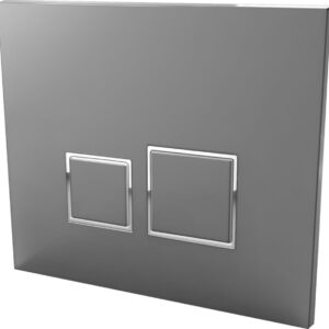 Plaque de commande alterna concerto carrée abs chromé mat. disponible abidjan cote d'ivoire.