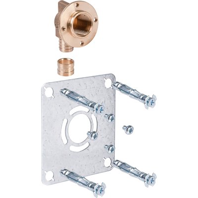 Plaque de fixation pour raccord à sertir monotrou pour tube per robifix diamètre : 12 réf. disponible abidjan cote d'ivoire.