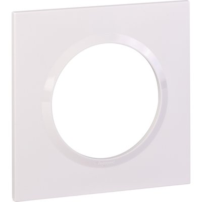 Plaque dooxie - 1 poste - blanc - réf. disponible abidjan cote d'ivoire.