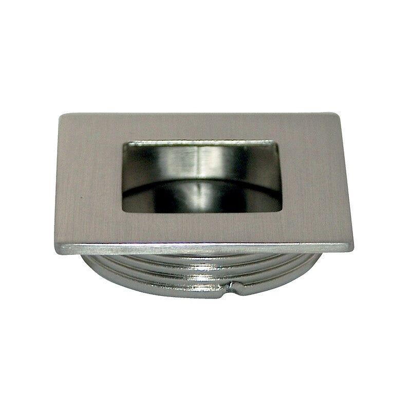 Poignée cuvette carré à encastrer - en zamak - finition chromé mat - ø 35. disponible abidjan cote d'ivoire.