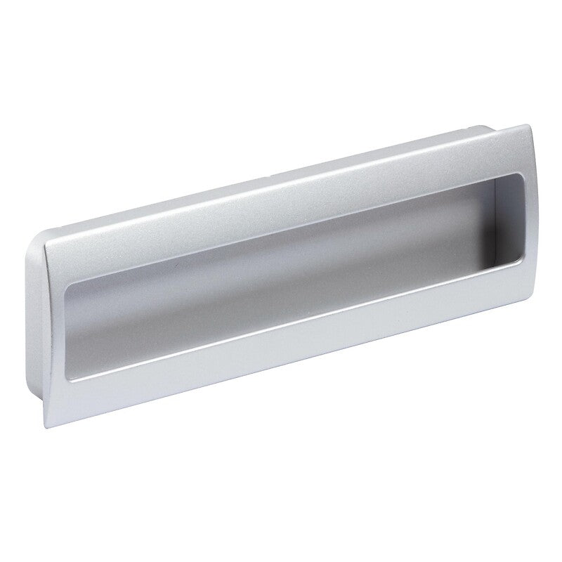 Poignée cuvette rectangle zinc finition nickel mat 116 x 54 mm entraxe 96 mm - misnia. disponible abidjan cote d'ivoire.