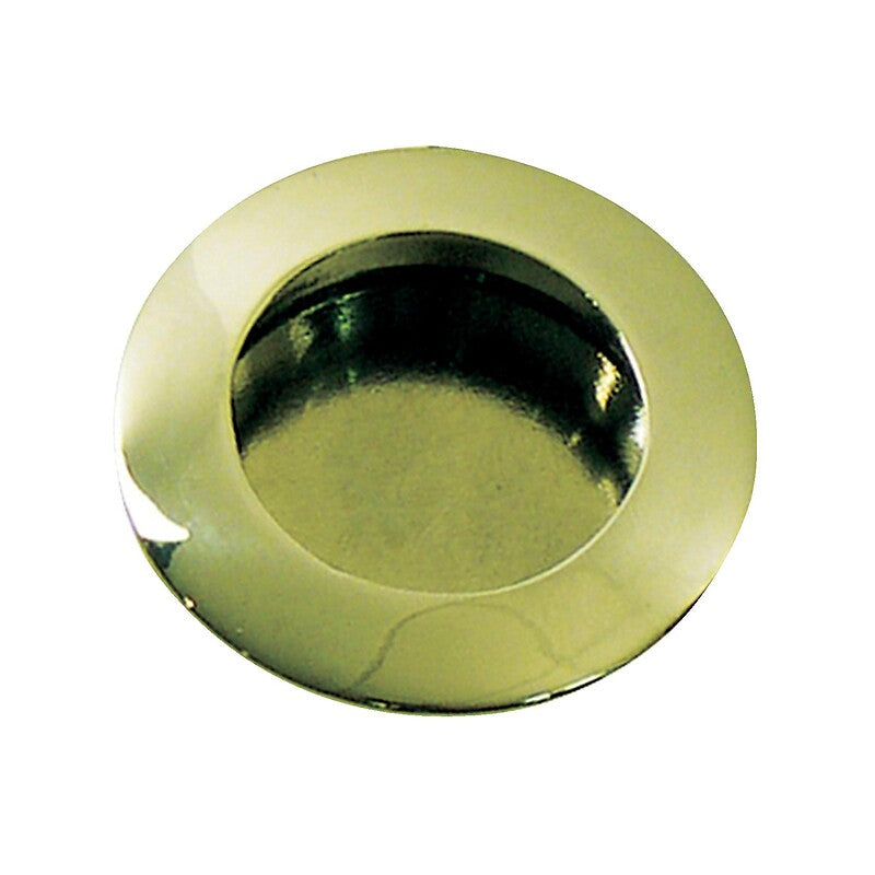 Poignée cuvette ronde à encastrer - en zamak - finition chromé mat - ø 40. disponible abidjan cote d'ivoire.