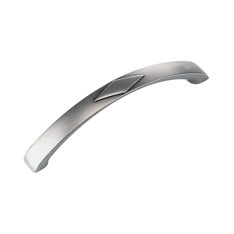 Poignée zinc finition étain - longueur 150 mm entraxe 128 mm - bracara. disponible abidjan cote d'ivoire.